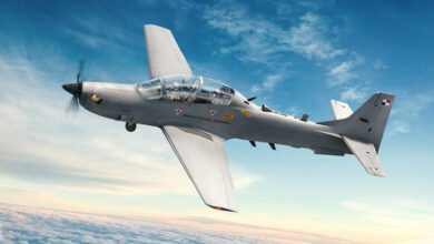 Jato Super Tucano da Embraer.
