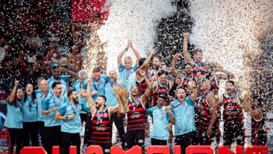 Basquete rubro-negro tem atuação de gala na decisão, disputada em casa
