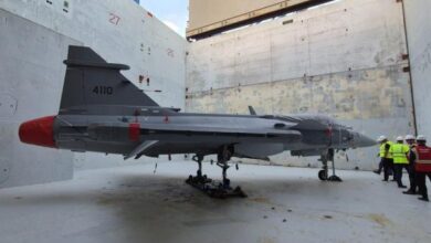 FAB recebe d&eacute;cima aeronave F-39 Gripen