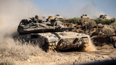 Blindados em Gaza
