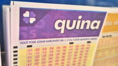 Volante para aposta na Quina