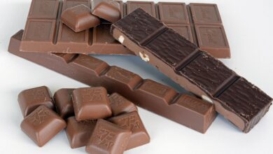 Barras de chocolate