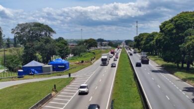 Interdição na Via Dutra para obras de passarela em Caçapava