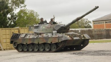 Carro de combate Leopard 1A5 revitalizado entregue ao Exército Brasileiro