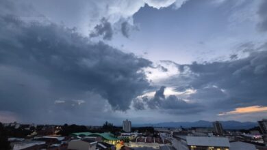 Fim de tarde em Pindamonhangaba. (Foto: Claudio Antunes/PortalR3)