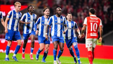 O atacante uruguaio Rodrigo Zalazar inaugurou o marcador e deu que fazer aos dragões Foto FC Porto