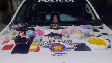 Mais de 1 kg de drogas é apreendido em ação policial em Guaratinguetá