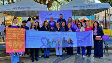 Junho Violeta mobiliza Pindamonhangaba contra violência aos idosos