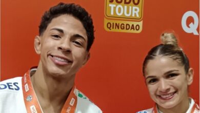paulistas Larissa Pimenta (categoria – 52quilos) e Ronald Lima (- 66 kg) conquistaram medalha de bronze.