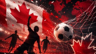 Stephen Eustáquio marcou nos acréscimos, garantiu a vitória sobre a África do Sul e colocou os canadenses pela primeira vez no mata-mata de uma Copa do Mundo