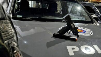 Arma calibre 9 mm foi apreendida durante ação do 3º Batalhão de Ações Especiais de Polícia