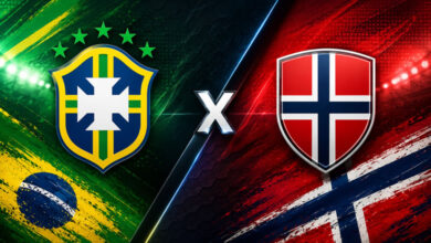 Brasil x Noruega.