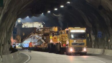 Carga especial de 845 toneladas terá operação em três fases na Rodovia dos Tamoios até o Porto de São Sebastião; veja datas e pedágios.
