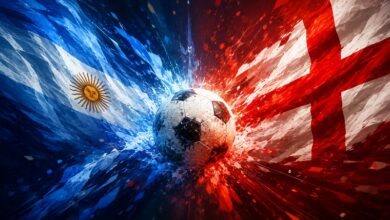 Argentina x Inglaterra decide hoje a última vaga na final da Copa do Mundo. Veja horário, onde assistir pela CazéTV e os destaques da semifinal.