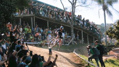 Ciclista Henrique Avancini durante campeonato no Mobai em 2023