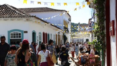 Centro Histórico de Paraty, cidade que recebe a Flip 2026