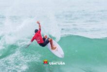 Ubatubense Wesley Leite chega à última etapa liderando o Surf Brasil PRO